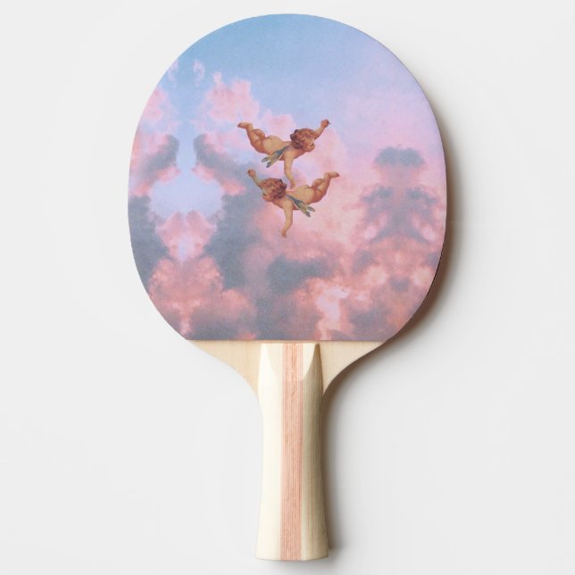 Raquete De Ping Pong Anjos no céu (Frente)