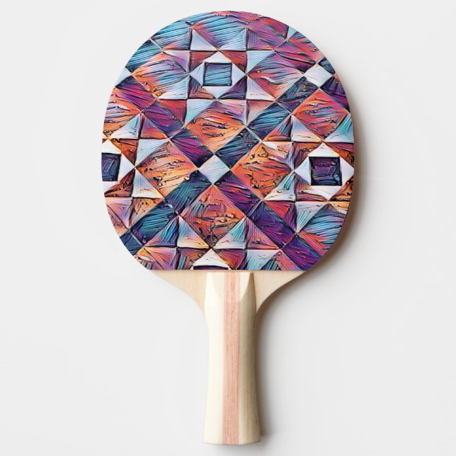 RAQUETE DE PING PONG ANTIGO PISTA DE INGLATERRA (Frente)