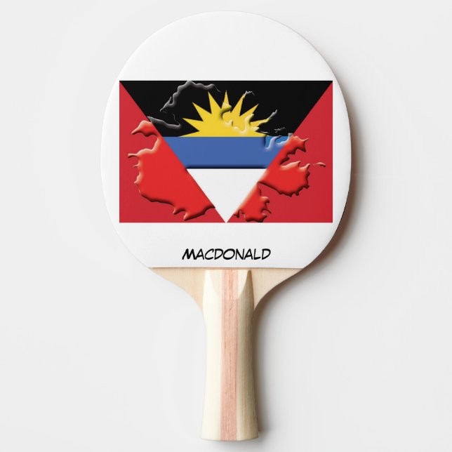 Raquete De Ping Pong ANTIGUA Personalizado (Frente)