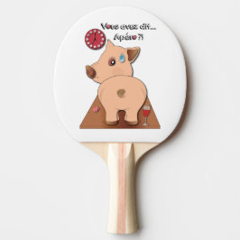 Raquete De Ping Pong Apéro ! (écrits en noir)