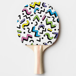 Raquete De Ping Pong Apresentação Geométrica: Padrão de Formas de Dodle
