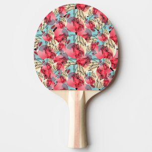 Raquete De Ping Pong Aquarela A Frio