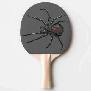 Raquete De Ping Pong Aranha-Aranha-Vaca-Preta