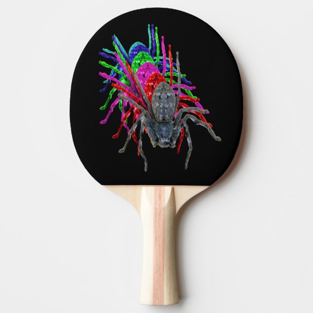 Raquete De Ping Pong Aranha Caçadora Em Seis Cores, (Frente)