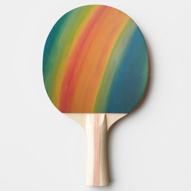 Raquete De Ping Pong Arc-en-ciel (Frente)