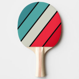 Raquete De Ping Pong Arco Arco-Íris Escuro Retroativo Estimulado