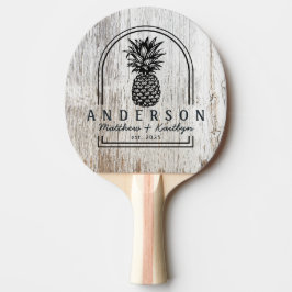 Raquete De Ping Pong Arco de Casamento de Abacaxi com Revestimento Bran