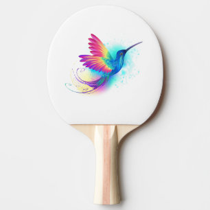 Raquete De Ping Pong Arco-Íris Exótico Hummingbird