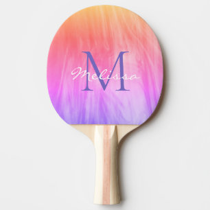 Raquete De Ping Pong Arco-Íris Personalizado