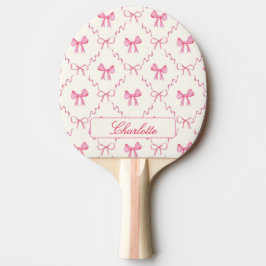 Raquete De Ping Pong Arco Rosa Coquette