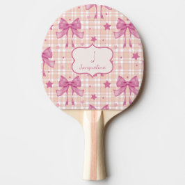 Raquete De Ping Pong Arcos de Coquetes Femininos Rosa