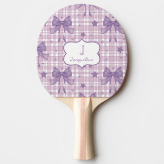 Raquete De Ping Pong Arcos de Coquetes Femininos Roxos