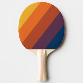 Raquete De Ping Pong Argila Cozida pelo Sol Listras Ousadas