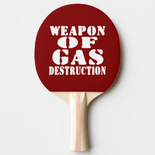 Raquete De Ping Pong Arma De Destruição De Gás