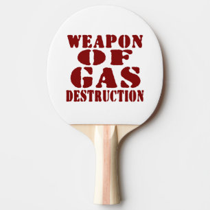Raquete De Ping Pong Arma De Destruição De Gás