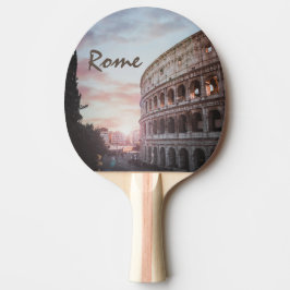 Raquete De Ping Pong Arquitetura Antiga de Roma - paisagem solar