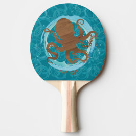 Raquete De Ping Pong Arte Costeira do Polvo
