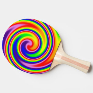Raquete De Ping Pong Arte do Orgulho Anterior Retroativo do Orgulho Hip