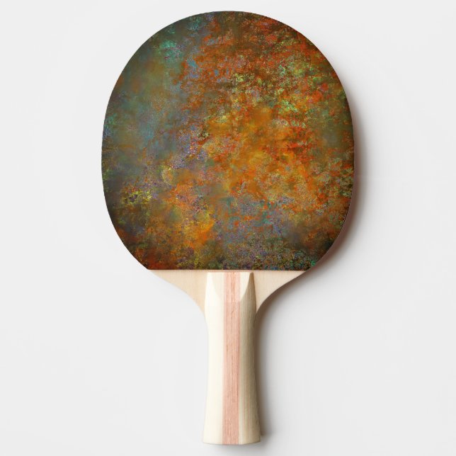 Raquete De Ping Pong Arte inspirada por sopradeira industrial (Frente)