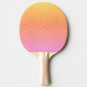 Raquete De Ping Pong Arte Moderna do Diamante Hipnético do Pastel bonit