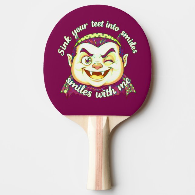 Raquete De Ping Pong arte pop (Frente)
