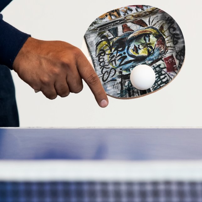 Raquete De Ping Pong Arte Urbana Moderna do grafite (Insitu)