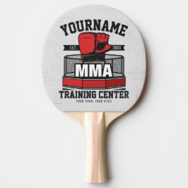Raquete De Ping Pong Artes Marciais Mistas Misturas ADD NAME MMA Fight 