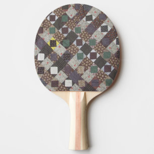 Raquete De Ping Pong Artesanato de PhotographTextile da edredão de