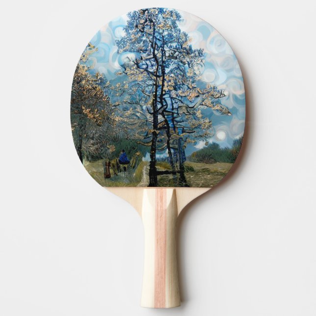 RAQUETE DE PING PONG ÁRVORE DE ABETO (Frente)