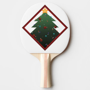 Raquete De Ping Pong Árvore de Natal