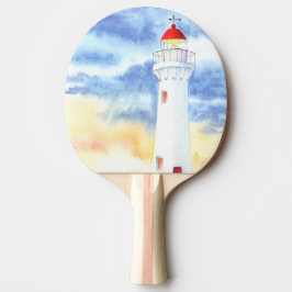Raquete De Ping Pong As Montanhas Farol Náutico