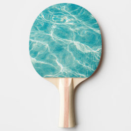Raquete De Ping Pong as ondas do mar