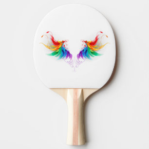Raquete De Ping Pong Asas Fluffy Rainbow