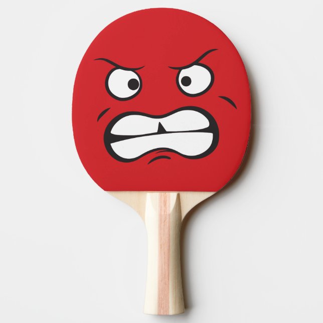 Raquete De Ping Pong Assustador Agressivo Intenso (Verso)