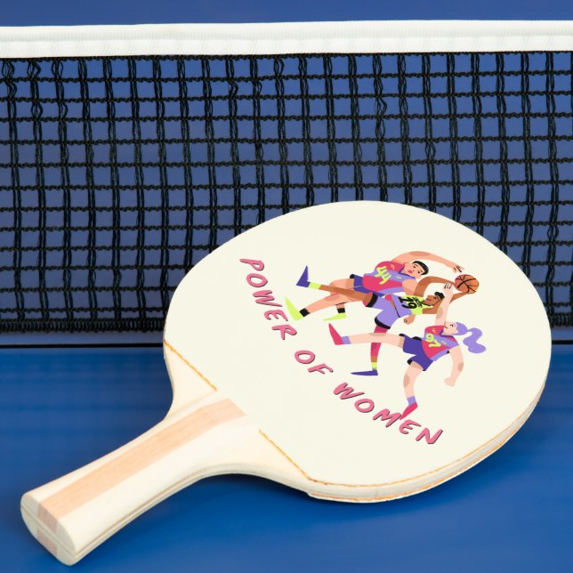Raquete De Ping Pong Atletas mulheres inspiradoras (Insitu)