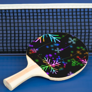 Raquete De Ping Pong atmosfera natalina festiva e animada do SlipperyJo