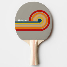 Raquete De Ping Pong Aurora Arcade Curl Stripes com Nome