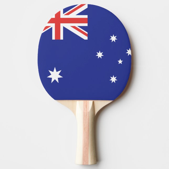 Raquete De Ping Pong Australia Flag (Frente)