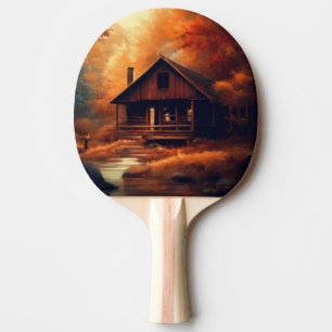 Raquete De Ping Pong Autumn/Fall/Halloween/pintura russa