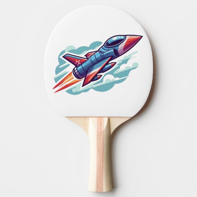 Raquete De Ping Pong avião/avião de combate (Frente)