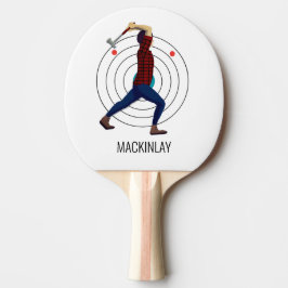 Raquete De Ping Pong Ax Throwing