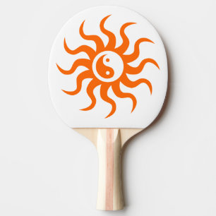 Raquete De Ping Pong Aztec Sun-Yin Yang/Orange