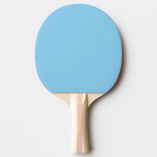 Raquete De Ping Pong Azul-bebê, azul claro, sólido, azul claro, (Frente)