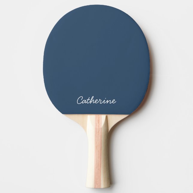 Raquete de Ping Pong Azul e Amarela (Frente)
