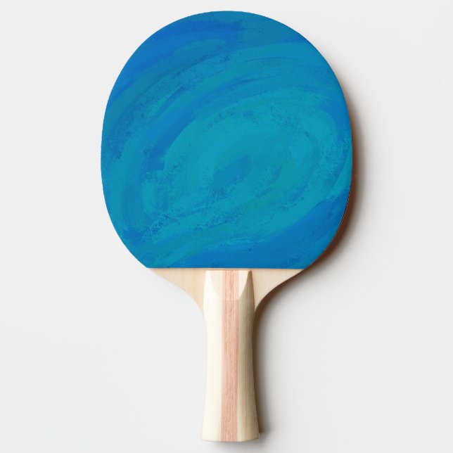 Raquete De Ping Pong Azul Oceano (Verso)