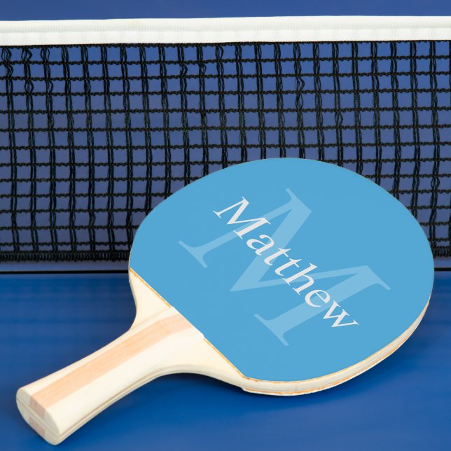 Raquete De Ping Pong Azul personalizado (Insitu)