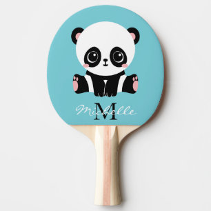 Raquete De Ping Pong Azul personalizado da pastilha elástica do