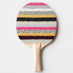 Raquete De Ping Pong Azulejos de patch: Design sem costura versátil.