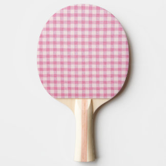 Raquete De Ping Pong Baby Pink Gingham