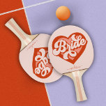 Raquete De Ping Pong Bachelorette Bride Babe Tribe Squad Heart<br><div class="desc">Bachelorette Noiva Babe Tribe Ping Pong Pong Ping Pong Ping Ping Ping Pong Ping</div>